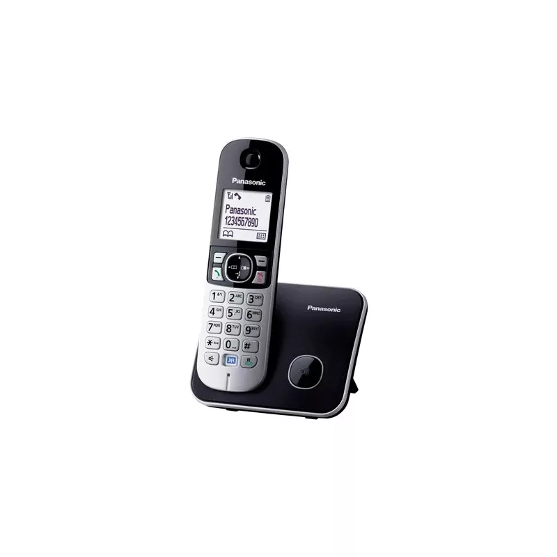 Panasonic KX-TG6811 DECT telefón s zobrazovaním čísla čierny