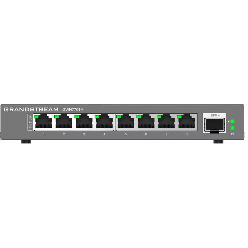 Grandstream Networks GWN7701M sieťový switch unmanaged 2.5G Ethernet (100/1000/2500) čierny