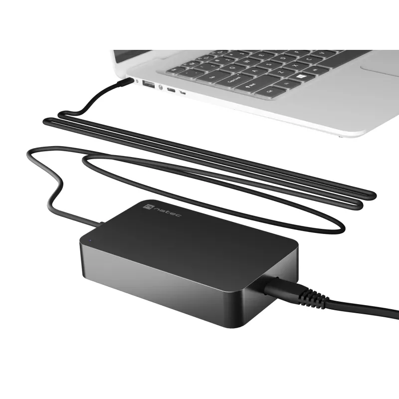 natec Grayling - notebook - vnútorné - 110 - 240 V - 50 - 60 Hz - 90 W - 5 - 20 V