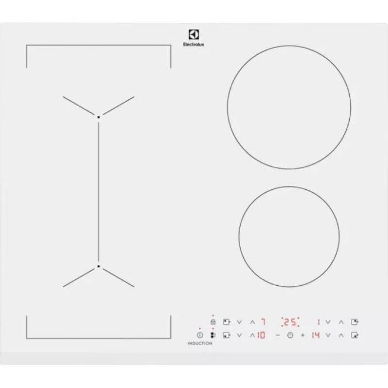 Electrolux LIV63431BW biela vstavaná indukčná varná doska, 59 cm, 4 zóny