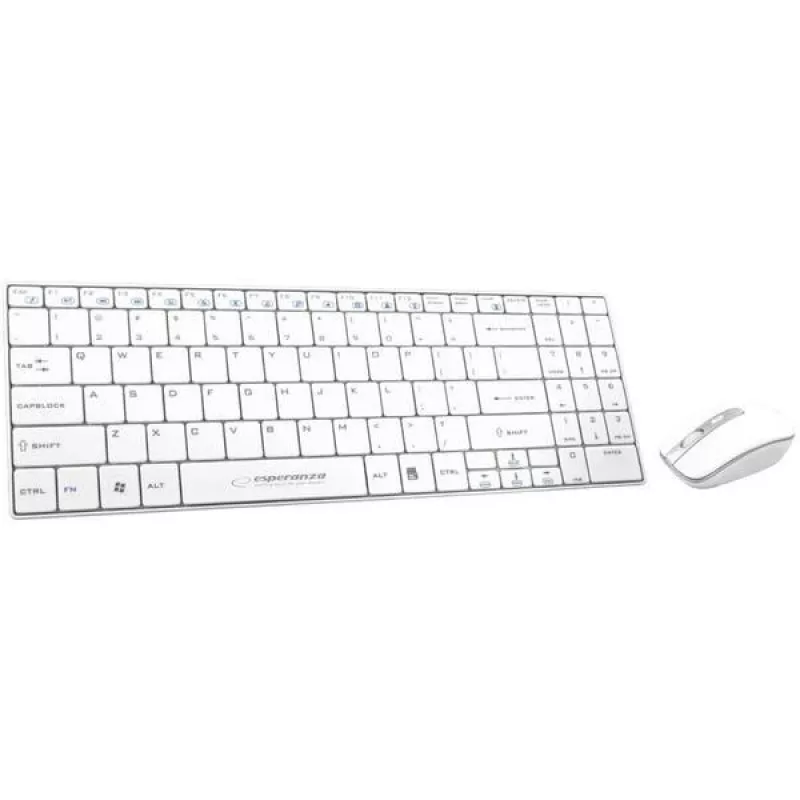 Sada klávesnice a myši Esperanza Liberty EK122W, biela