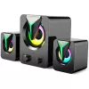 Esperanza EGS107 reproduktor 2.1 USB LED 5 W čierny