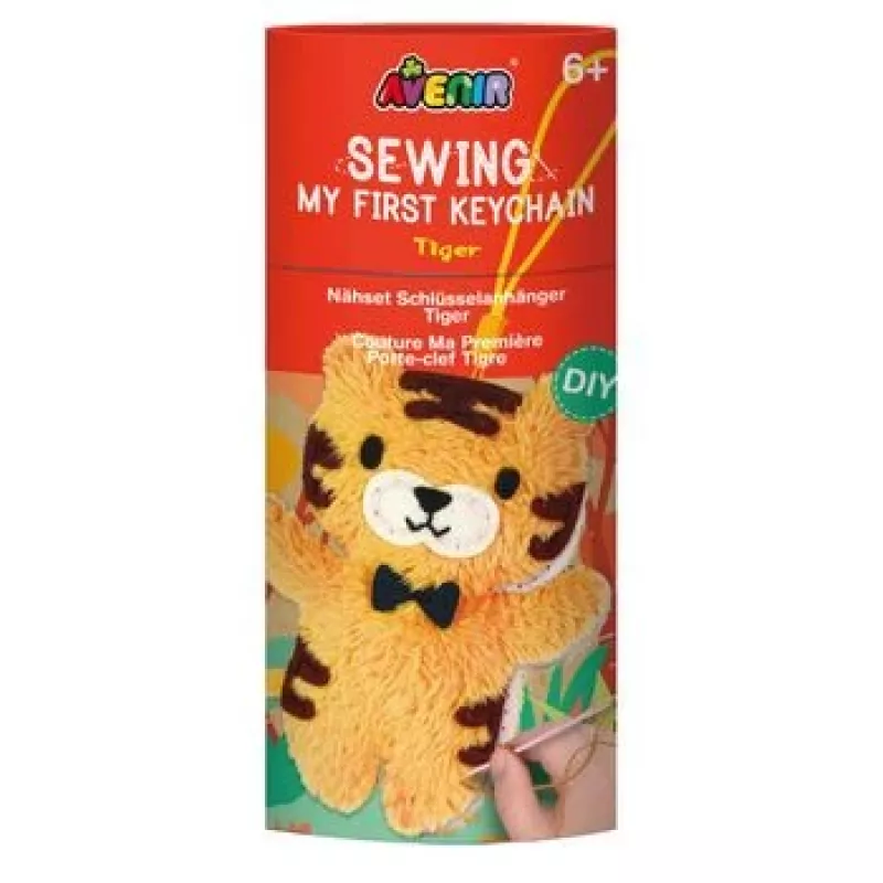 Avenir CH221637 Súprava na ušitie vlastnej kľúčenky tigra