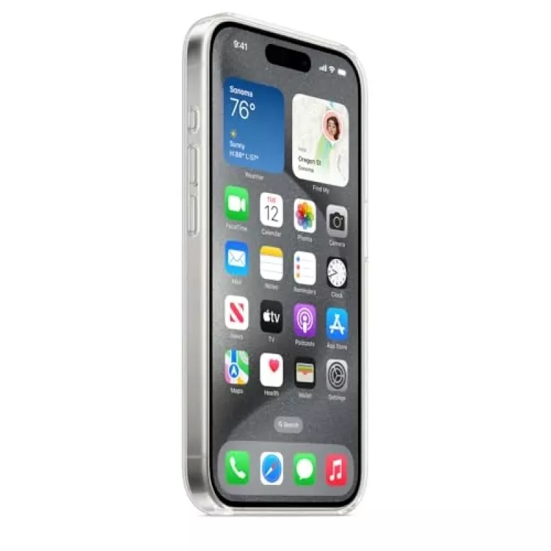 Apple iPhone 15 Pro puzdro s MagSafe – transparentné