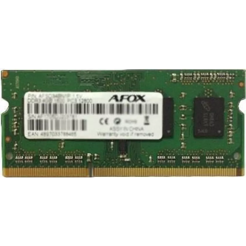 SO-DIMM DDR3 pamäť do notebooku AFOX 8 GB 1333 MHz 1,35 V Single Channel 1x8 GB