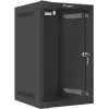 Nástenný rack LANBERG WF10-2309-10B 9U, 469×280×310 mm, hĺbka 10 palcov, čierna, IP20
