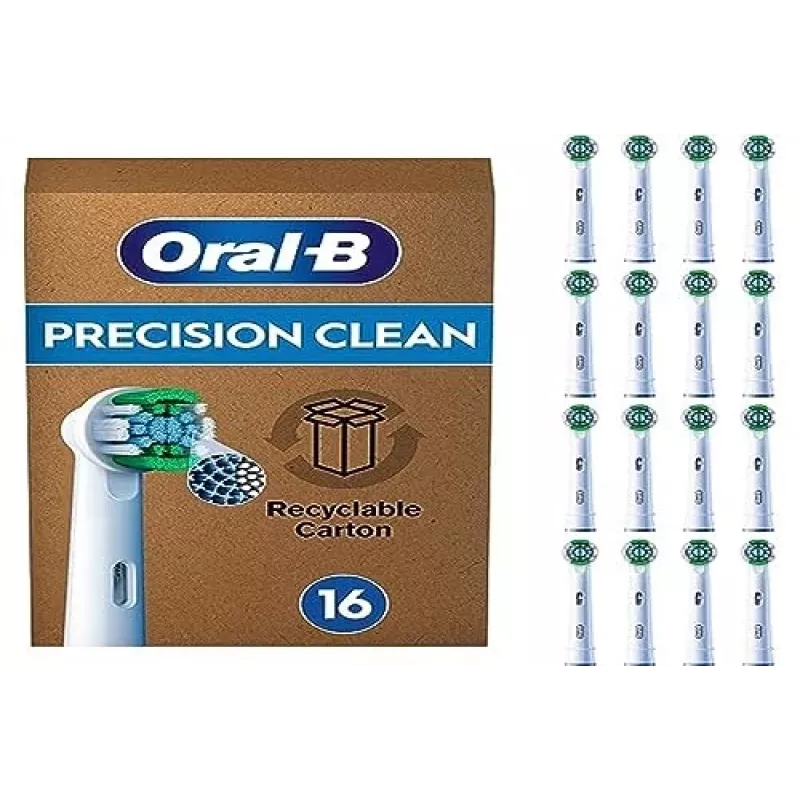 Oral B Precision Clean hlavice zubnej kefky 16 balenie biela
