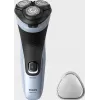 Elektrický rotačný holiaci strojček Philips 3000X Series X3003/00 — 3-hlavový, mokré & suché, NiMH batéria, 40 min. výdrž