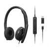 Lenovo 4XD1M45627 slúchadlá/headset káblové s hlavovým mostom USB Type-C čierne