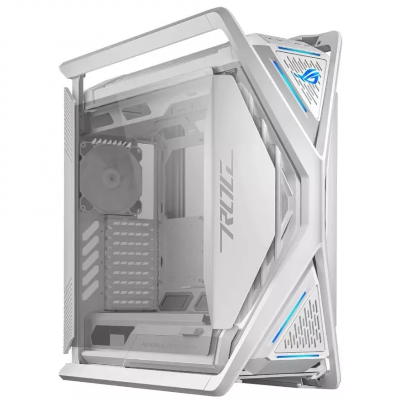 ASUS ROG GR701 Hyperion White, PC, biela, ATX, EATX, micro ATX, Mini-ITX, hliník, Multi, predný