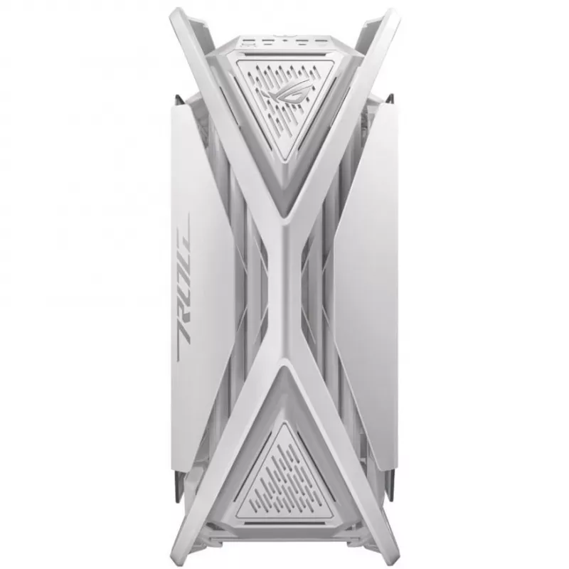 ASUS ROG GR701 Hyperion White, PC, biela, ATX, EATX, micro ATX, Mini-ITX, hliník, Multi, predný