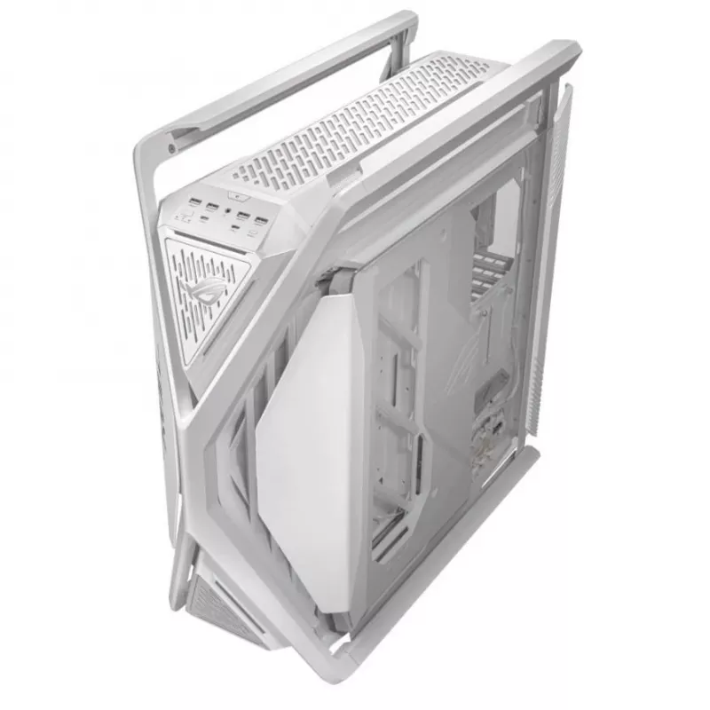 ASUS ROG GR701 Hyperion White, PC, biela, ATX, EATX, micro ATX, Mini-ITX, hliník, Multi, predný