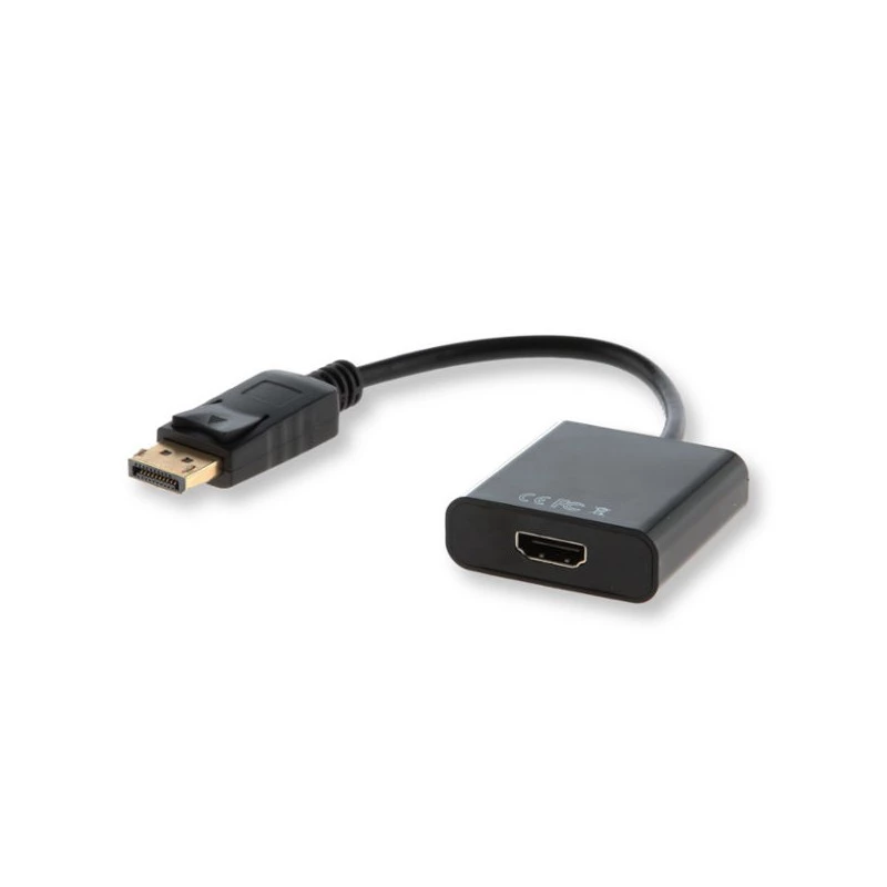 Savio CL-55 video káblový adaptér 0.2 m DisplayPort HDMI Type A (Standard) čierny