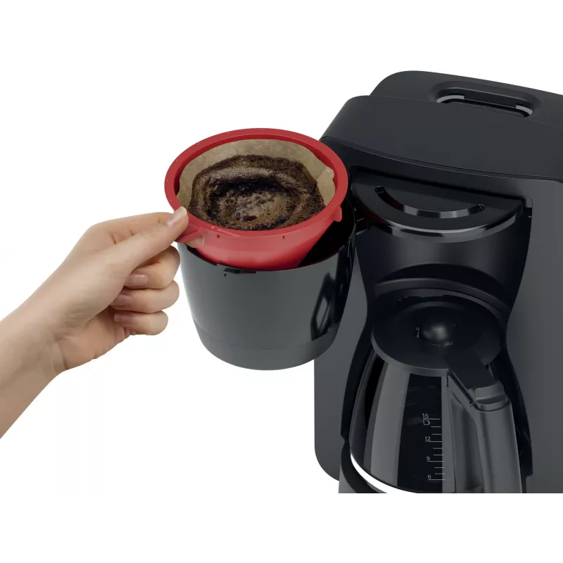Filtrový kávovar Bosch TKA2M113, 1,25 l nádrž na vodu, 15 šálok, čierny