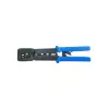 Lanberg NT-0204 krimpovacie kliešte na priechodné konektory RJ45, RJ12, RJ11, čierno-modré