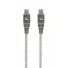 USB kábel Gembird CC-USB2B-CMCM60 1,5m USB-C sivý