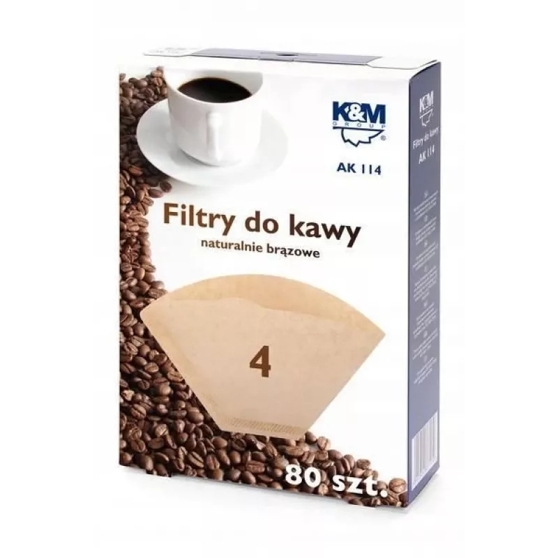 Filtre do kávovaru K&m veľkosť 4 80 ks