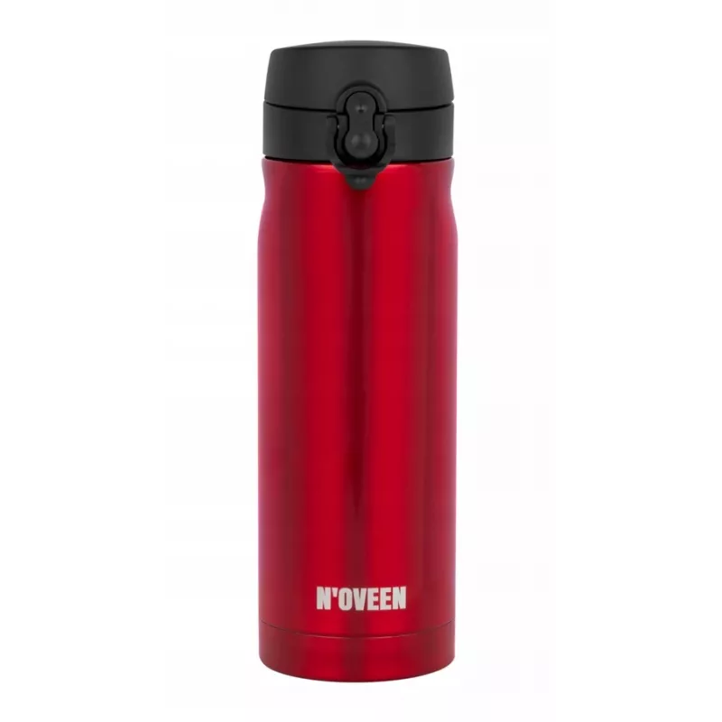 Termoska NOVEEN TB825 400 ml – izolovaná nerezová nádoba na pitie, červená