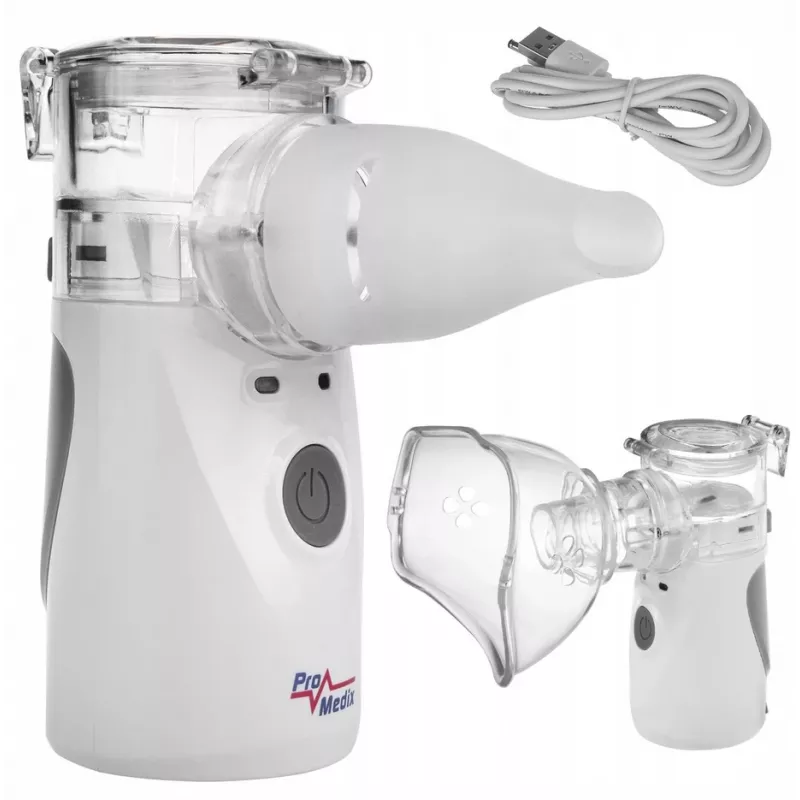 Prenosný mesh inhalátor ProMedix PR-835 USB nebulizér, batériový prenosný nebulizér