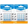 Nabíjací AAA NiMH akumulátorový balík everActive EVHRL03-1050 1,2 V — 4 ks, 1050 mAh