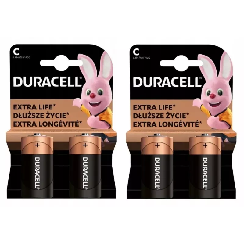 Alkalická batéria Duracell Basic C (LR14), balenie 2 ks