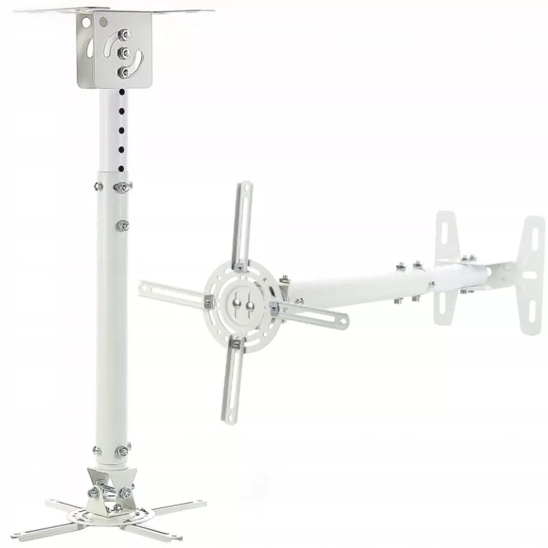Stropný držiak pre projektor 45-76 cm P-107W biely 15 kg