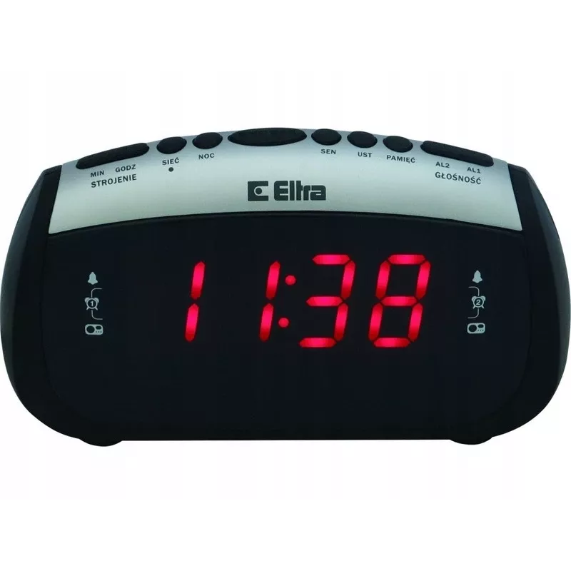 LED rádiobudík Eltra ZOSIA 312PLL — čierny, PLL tuner, digitálny displej