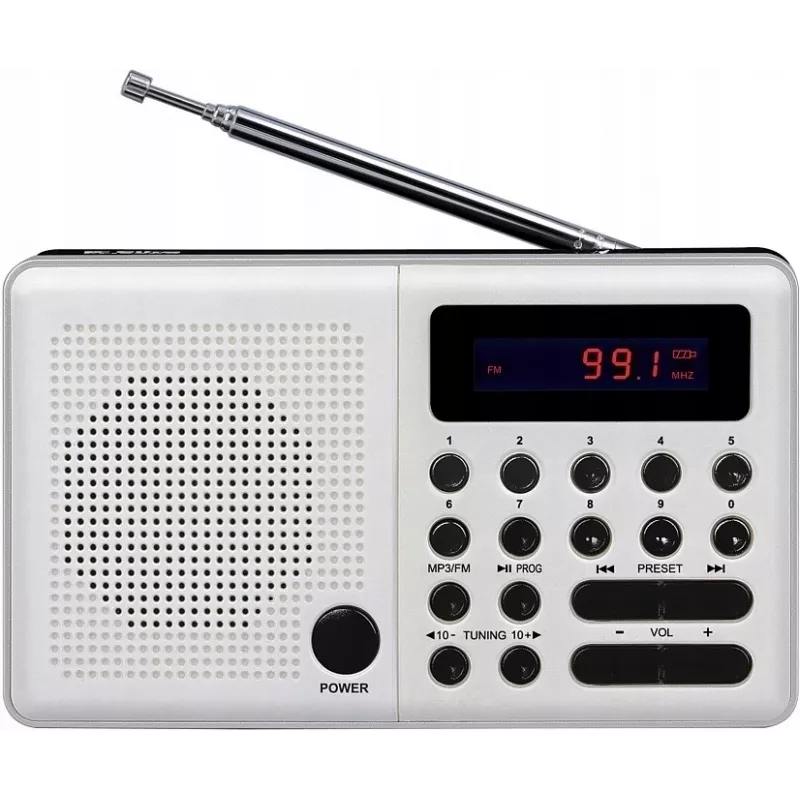 Eltra Radio Pliszka USB, FM biela