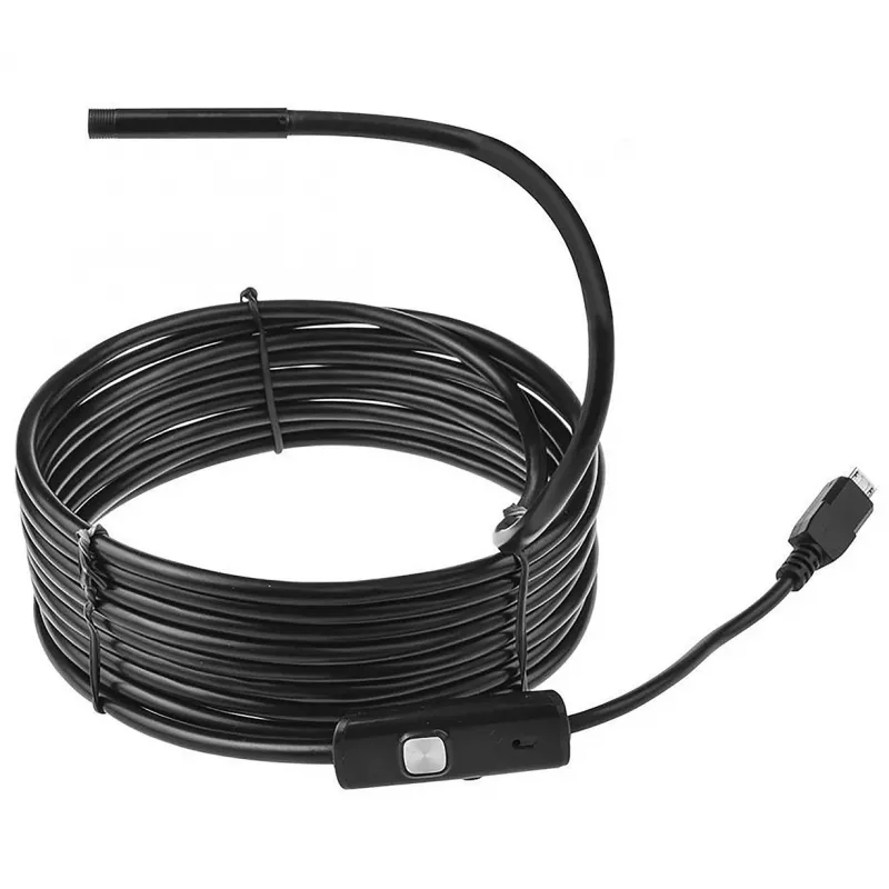 USB endoskop MEDIA-TECH ENDOSCOPE 66° CMOS, 640x480 30fps, IP67, 6 LED, magnet a háčik