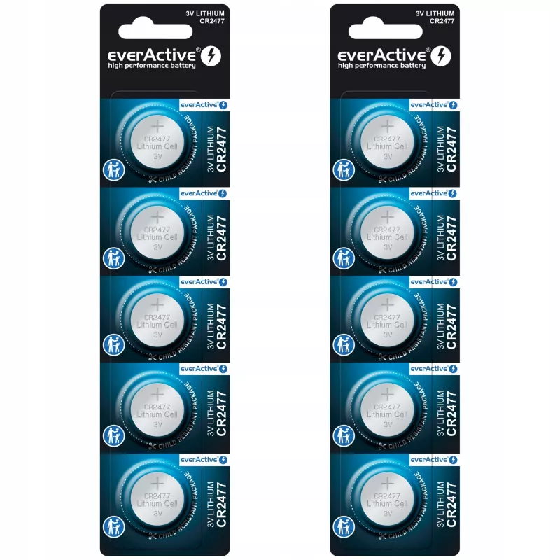 Lítium batéria everActive CR2477 – blister 5 ks