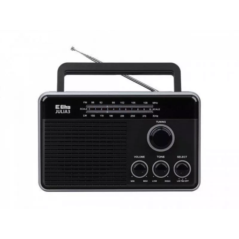 Eltra Rádio Julia 3 čierne
