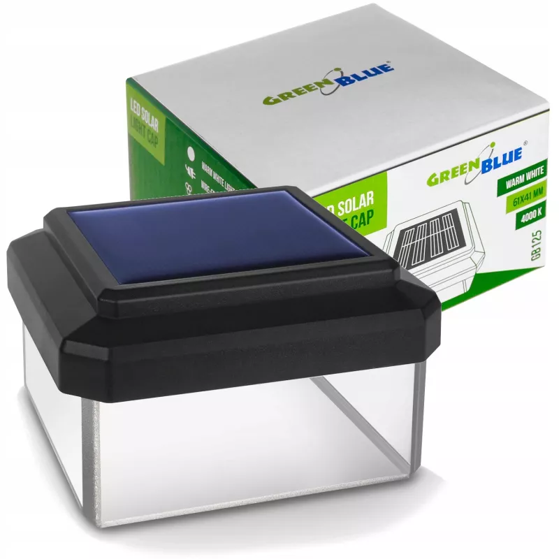 Solárne plotové svietidlo GreenBlue GB125 LED 6040 — solárne LED vonkajšie svietidlo na plot
