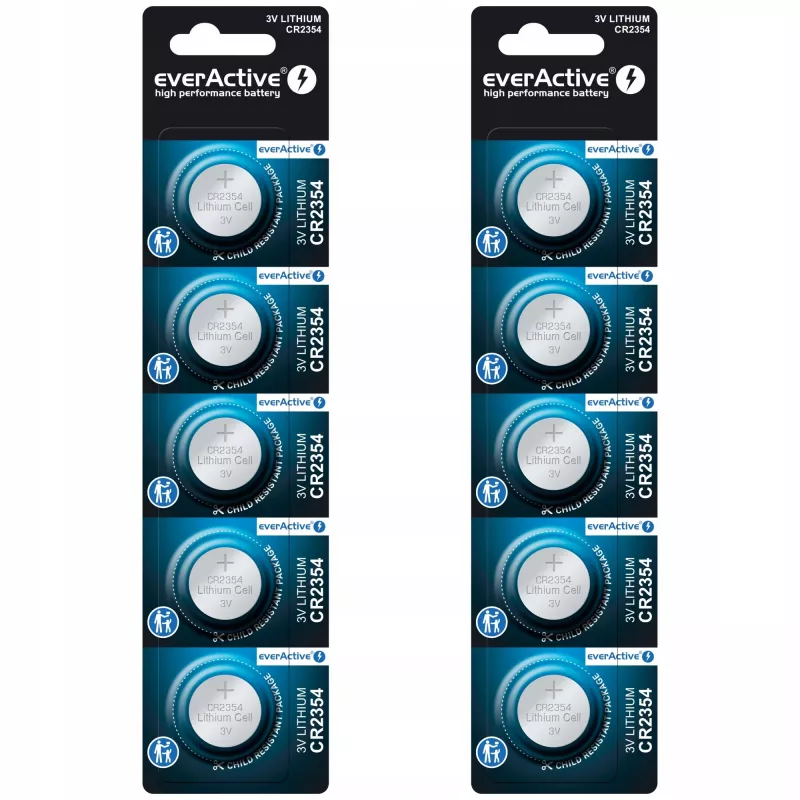 Lítiová gombíková batéria everActive CR2354 - blister 5 ks