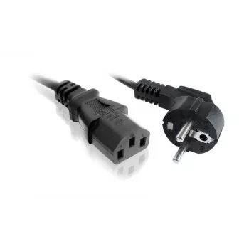 Napájací kábel SAVIO CL-146 — 3 m, IEC C13 na IEC Type E, čierna