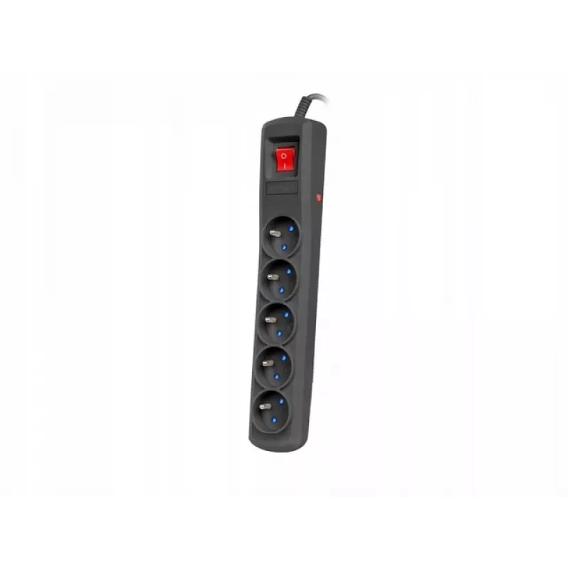 Predlžovacia lišta ARMAC R5 1,5 m čierna – model R5/CZ/15 s 1,5 m káblom