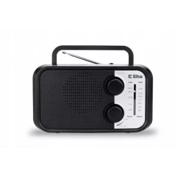 Prenosné rádio Eltra DANA čierne – FM/AM prijímač, kompaktný dizajn
