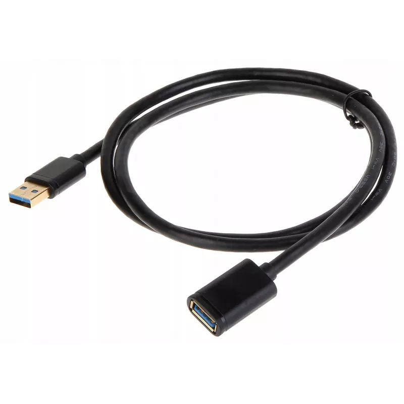 UNITEK Y-C457GBK USB kábel USB 3.2 Gen 1 (3.1 Gen 1) 1 m USB A čierny