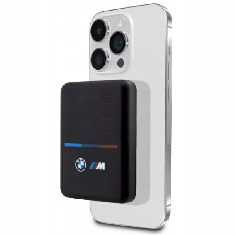 Prenosná BMW powerbank indukčná BMPBMS3K22PGVK5W 3000mAh