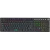iBOX Aurora K-6 IKGMK6 mechanická nízkoprofilová herná klávesnica, drôtová + RF bezdrôtová + Bluetooth, spínače KRGD Red, LED podsvietenie, QWERTY anglická, čierna