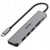 USB-C hub Unitek 7in1 hliník PD 100W 5 Gbps — multiport adaptér s Power Delivery