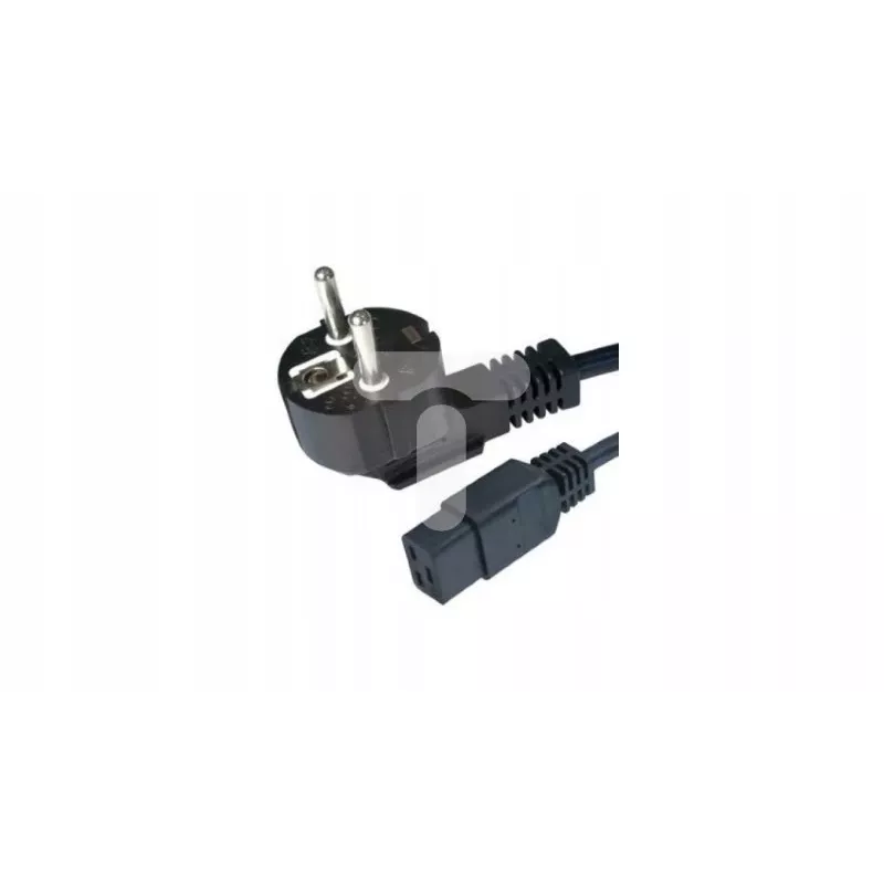 Napájací kábel CEE 7/7 - IEC 320 C19 16A VDE 1,8M čierny