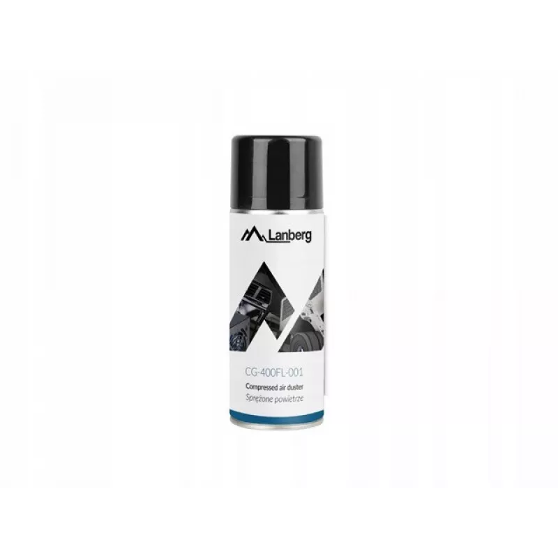 Lanberg CG-400FL-001 stlačený vzduch na čistenie, 400 ml