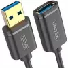 Unitek Y-C4030GBK predlžovací kábel USB 3.1 Gen 1, typ A samec na samicu, 3 m, čierny