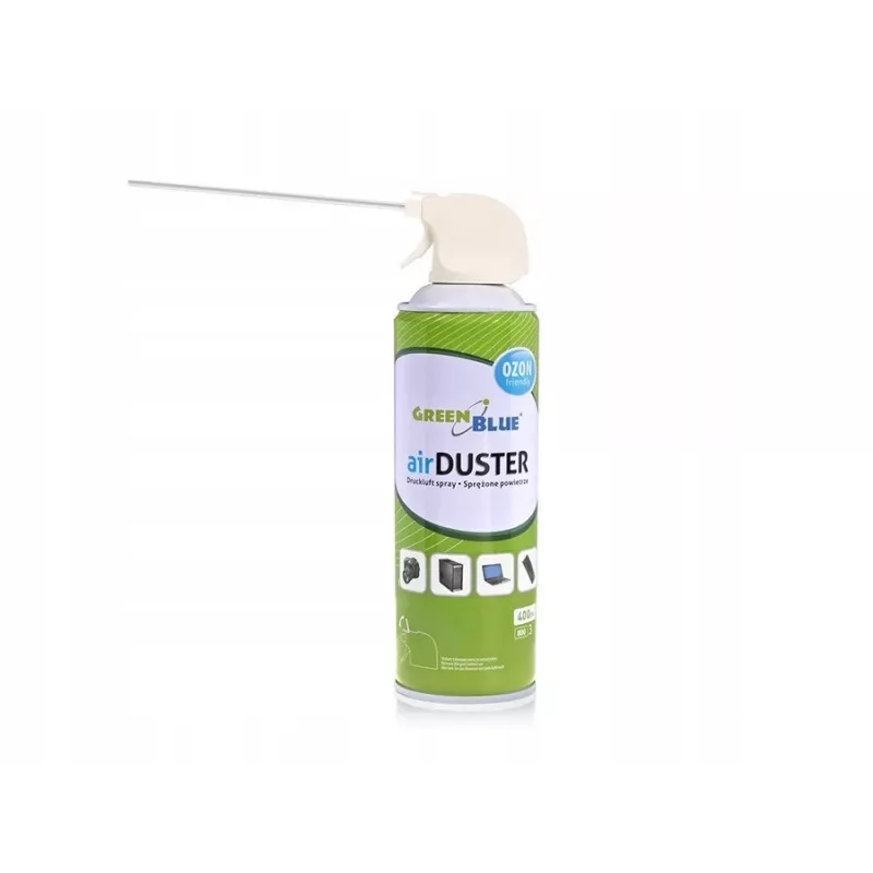 Stlačený vzduch GreenBlue GB400 400ml pištoľový rozprašovač - pištoľový sprej