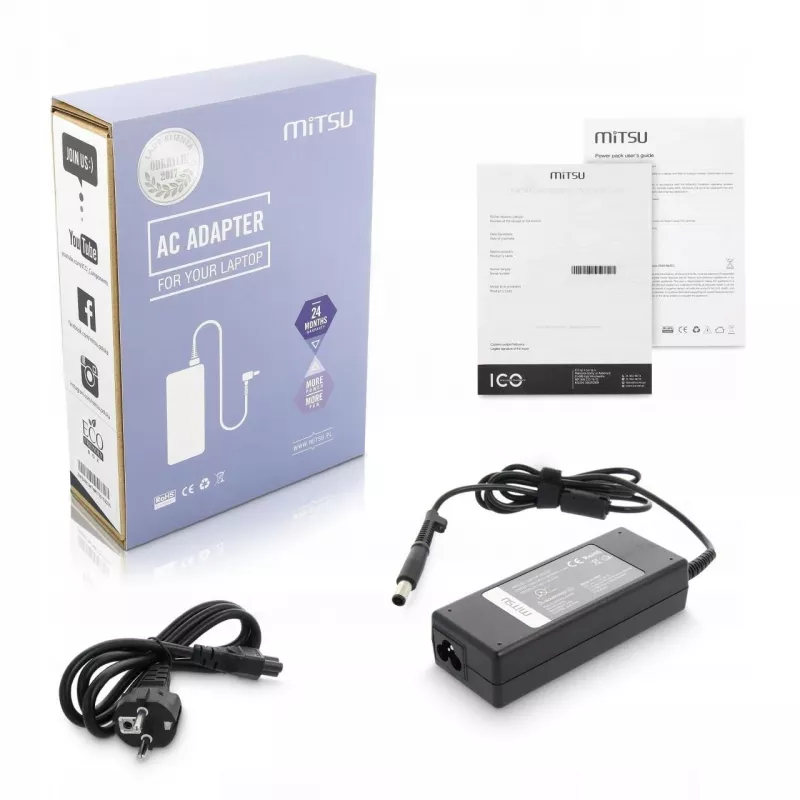 Napájací zdroj MITSU HP 19V 4.74A externý napájací zdroj pre prenosné zariadenia