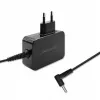 Qoltec 51033 napájací adaptér pre ultrabooky HP, 45 W, 19,5 V, 2,31 A, 4,5x3,0 mm + pin, do interiéru, čierny