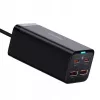 Baseus GaN3 Pro CCGP000101 stolová nabíjačka 100 W, 2x USB-C + 2x USB-A, PD 3.0, QC 4.0+, kábel 1,5 m, čierna
