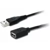USB predlžovací kábel Unitek Y‑C418GBK 5 m USB A na USB A USB 2.0, čierny