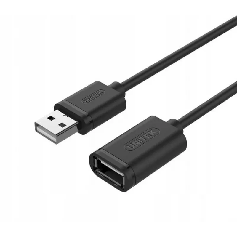 Predlžovací kábel Unitek Y-C428GBK USB 2.0, Am-af