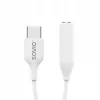 USB Type 3.1 C (M) – Jack 3,5mm (F) audio adaptér biela SAVIO AK-52